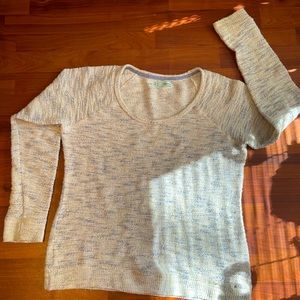Silver sparkly sweater! Size large!